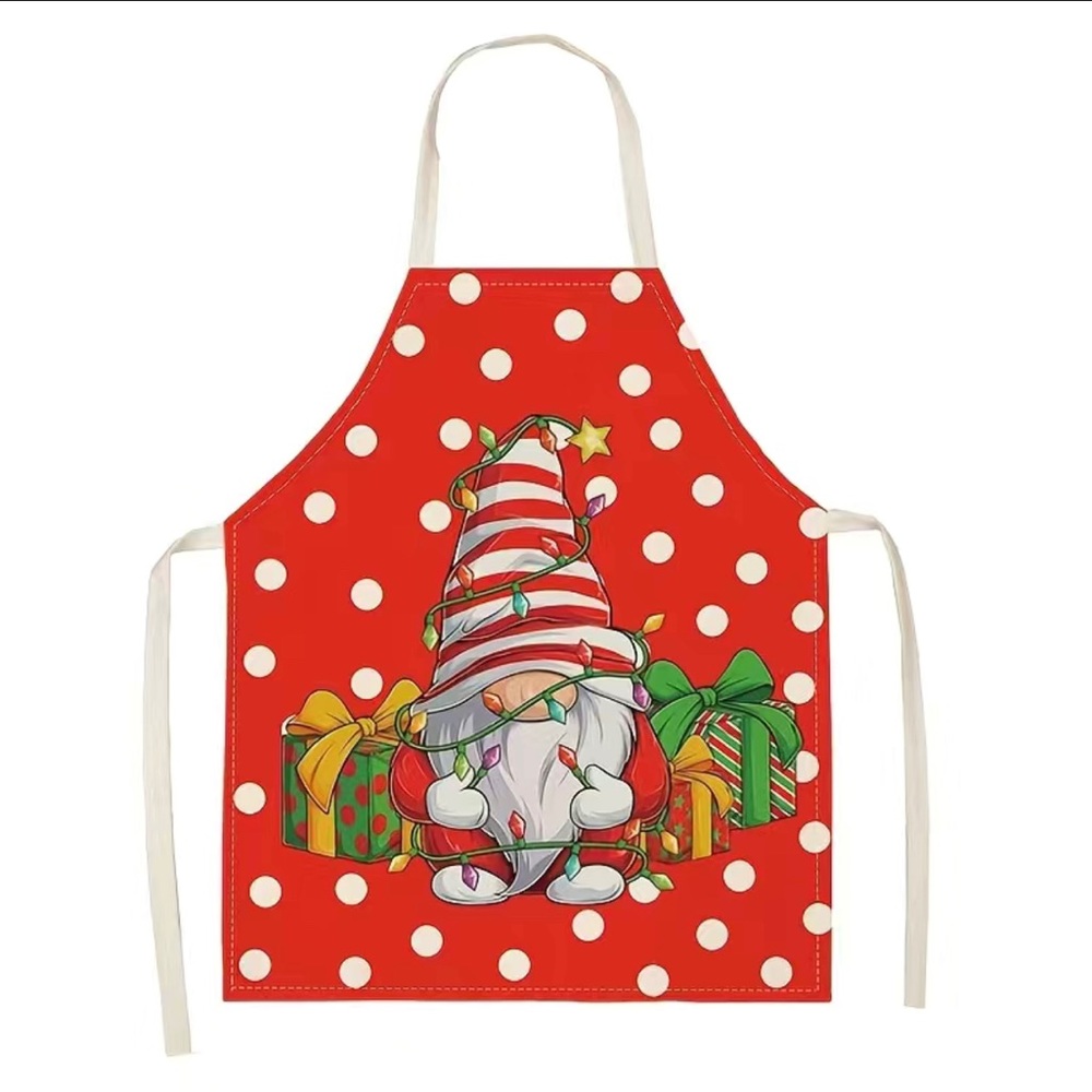 Gnome Christmas Holiday Apron